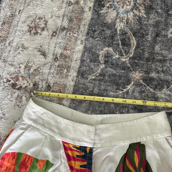 Anthropologie FARM Rio Tropical Palm Leaf Wide-Leg Pants - Picture 3 of 8